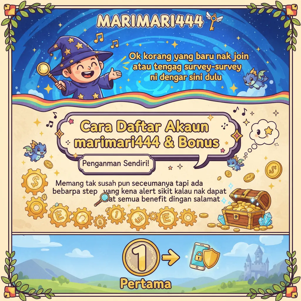 Cara Daftar Akaun marimari444 & Bonus