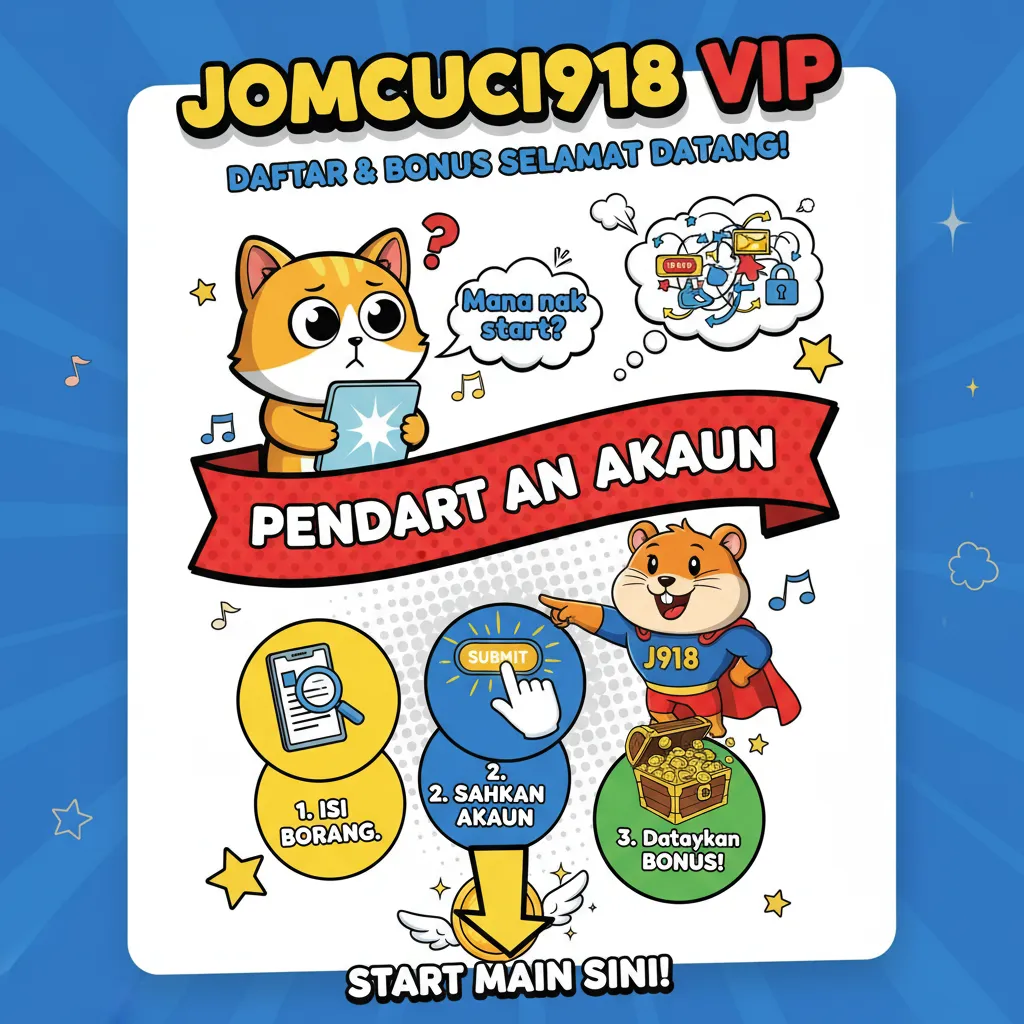 Daftar Jomcuci918 VIP & Bonus Selamat Datang