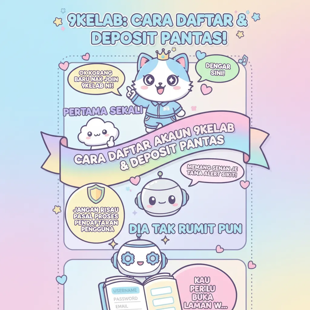 Cara Daftar Akaun 9kelab & Deposit Pantas
