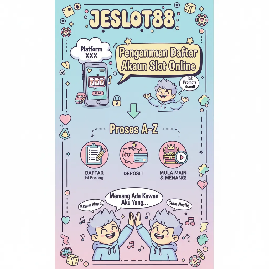 Panduan Daftar Akaun Jeslot88 di Kasino Dalam Talian