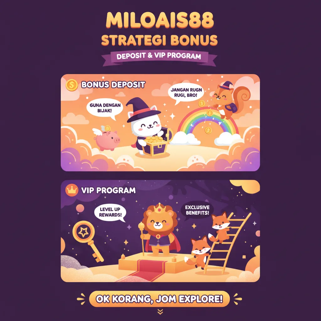 Strategi Miloais88: Bonus Deposit & VIP