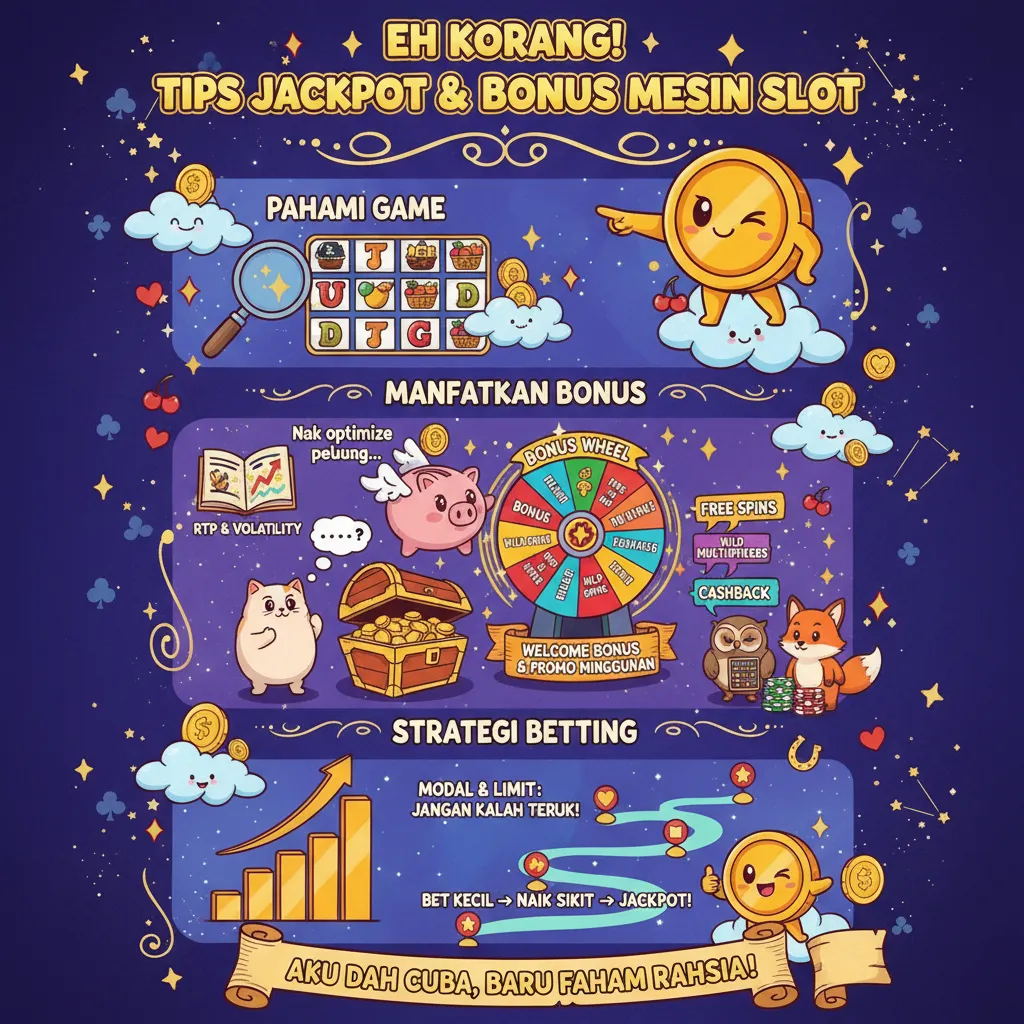 Tips Jackpot Dan Bonus Mesin Slot