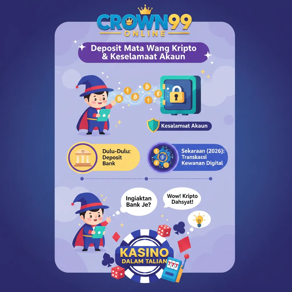 Crown99 Online: Deposit Mata Wang Kripto & Keselamatan Akaun