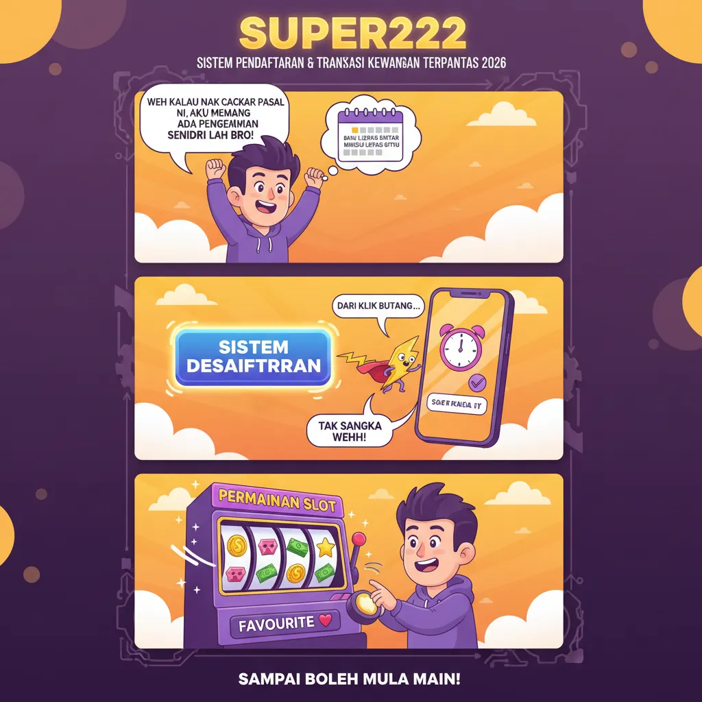 Super222: Sistem Pendaftaran & Transaksi Kewangan Terpantas 2026